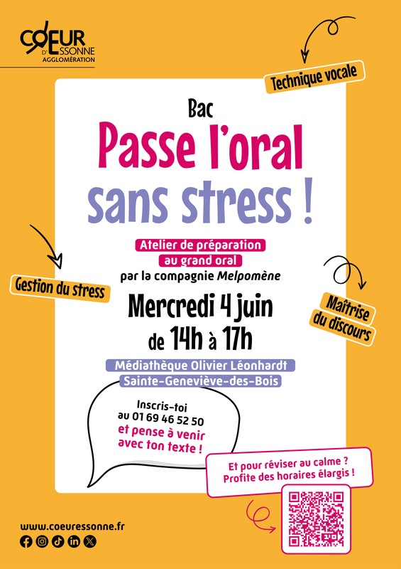 image affiche Passe ton oral sans stress
